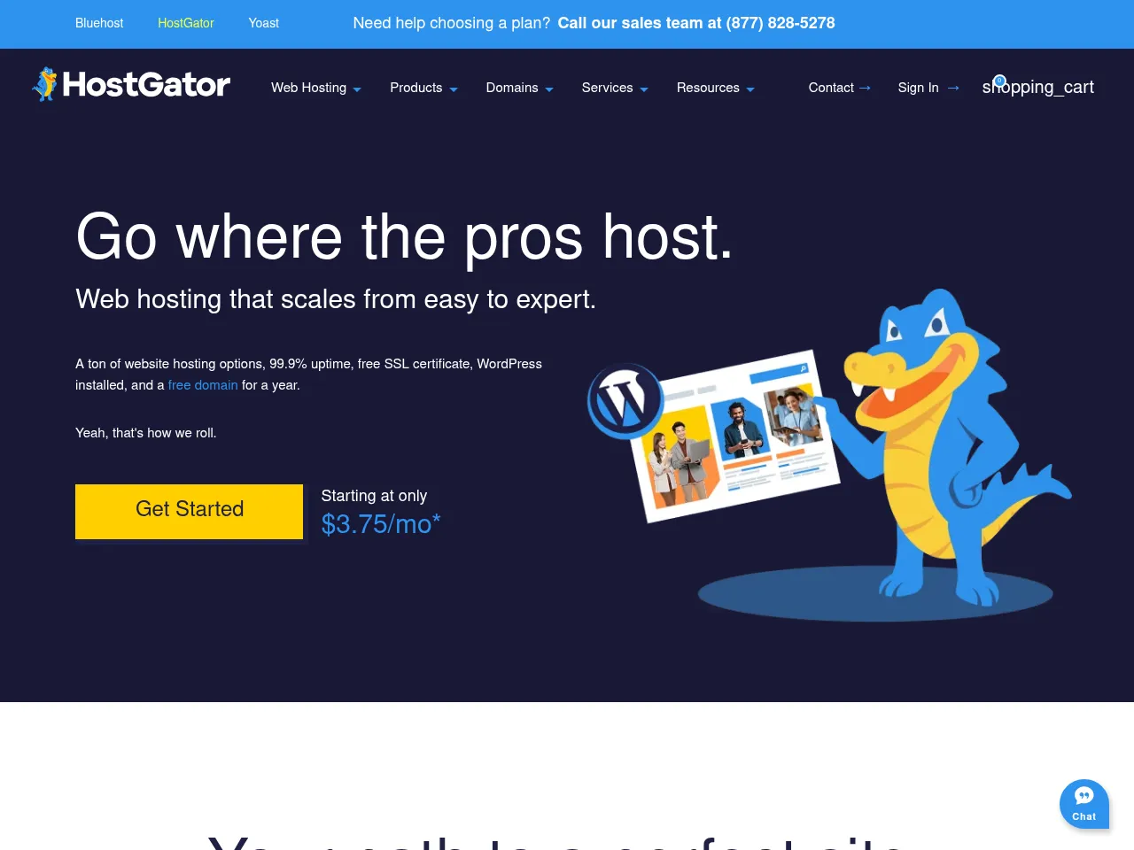 HostGator Screenshot