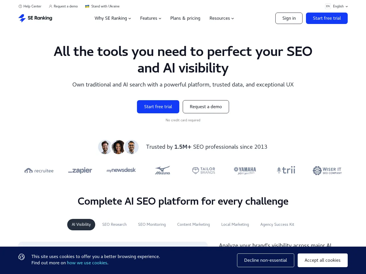 SE Ranking Screenshot