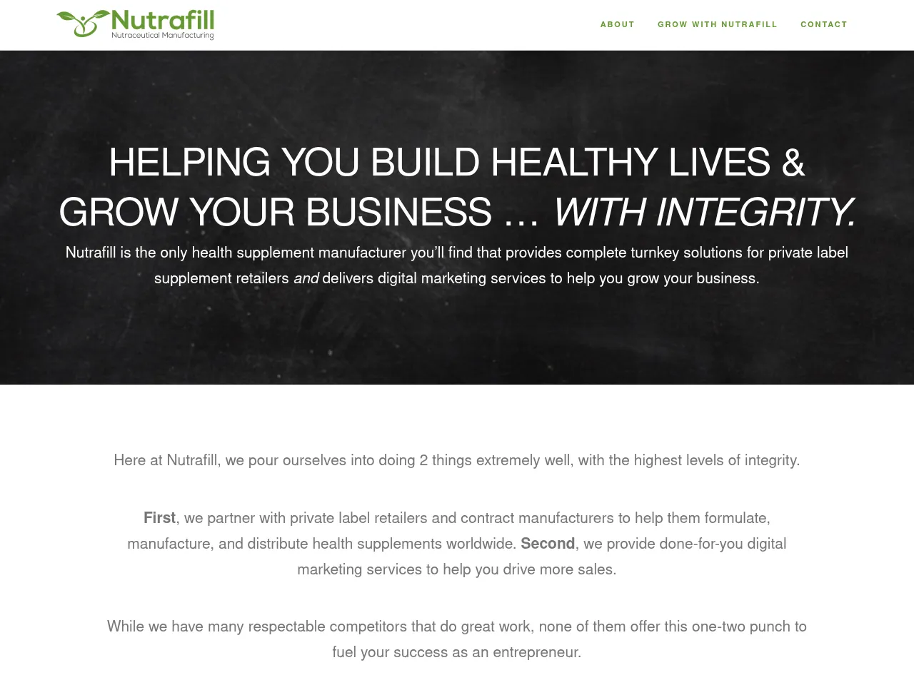 Nutrafill Screenshot