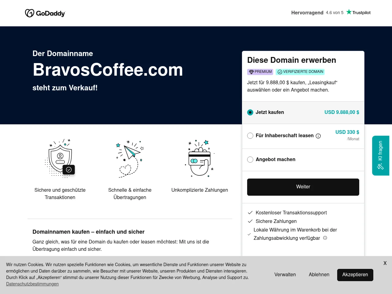 Bravos Coffee Screenshot