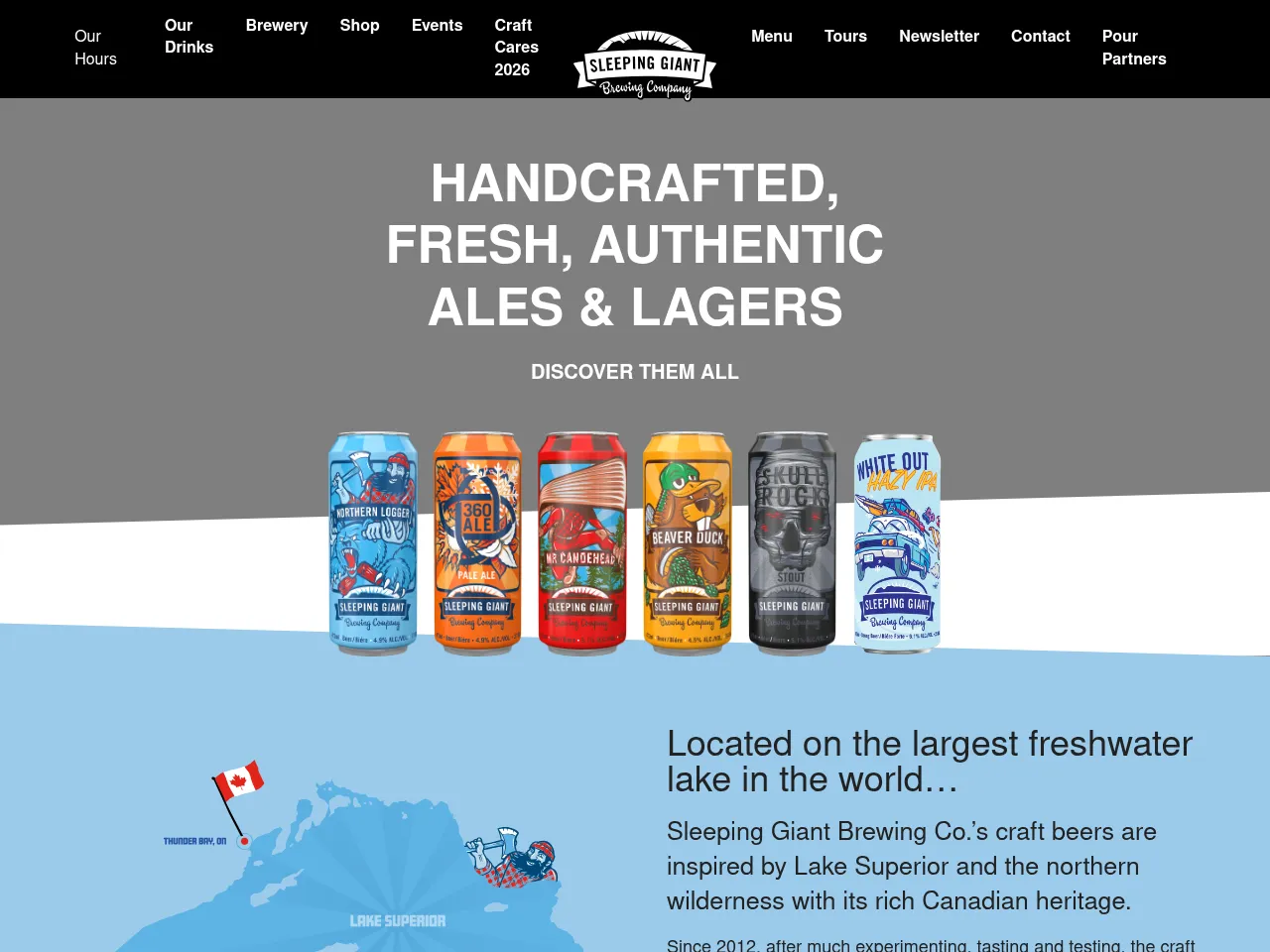 Sleeping Giant Brewing Company Screenshot