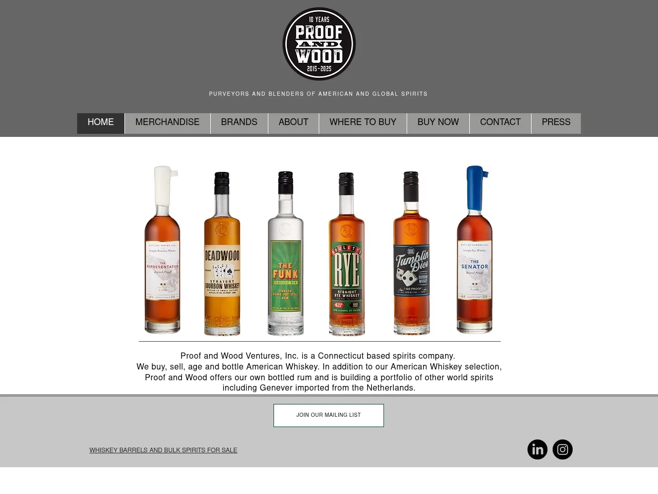 Proof and Wood Ventures Screenshot