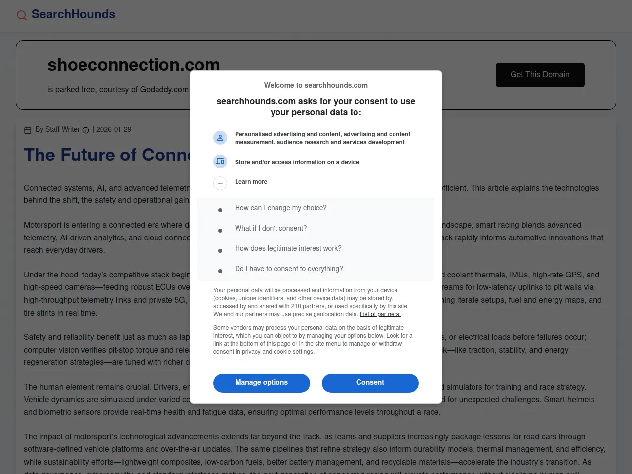 Shoe Connection International Screenshot