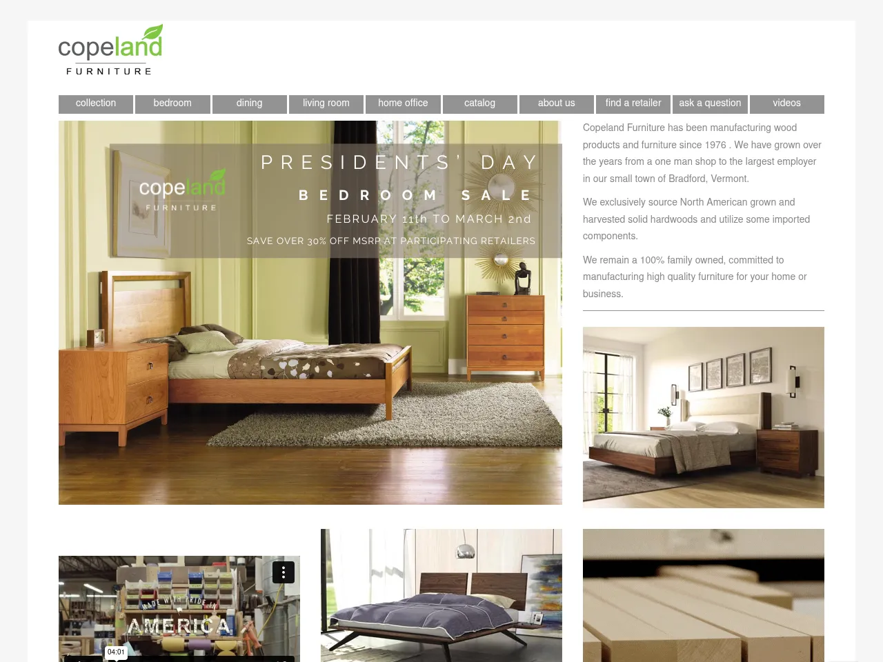 Copeland Furniture Screenshot
