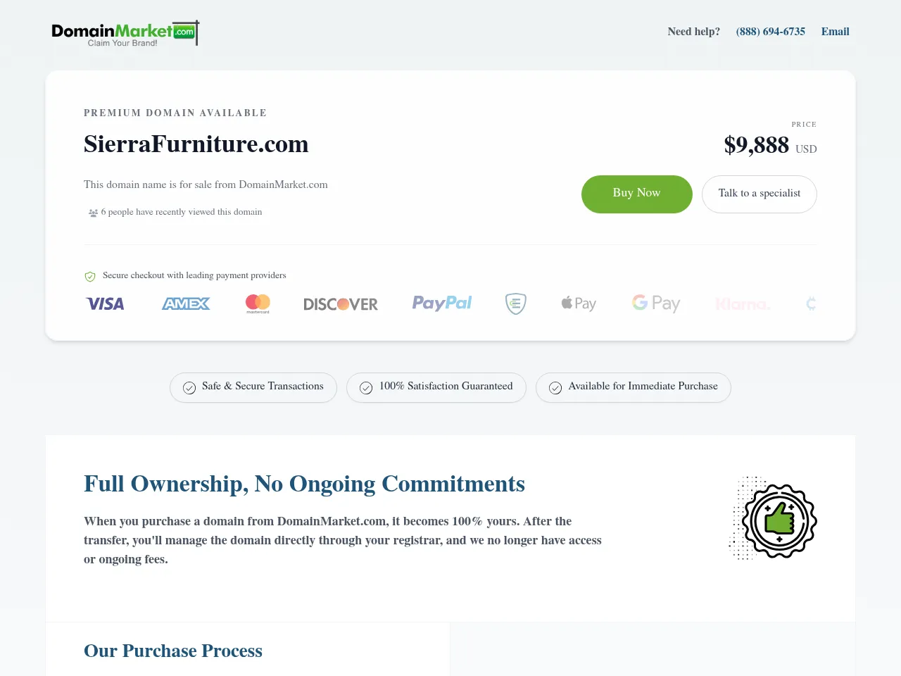 Sierra Furniture Screenshot