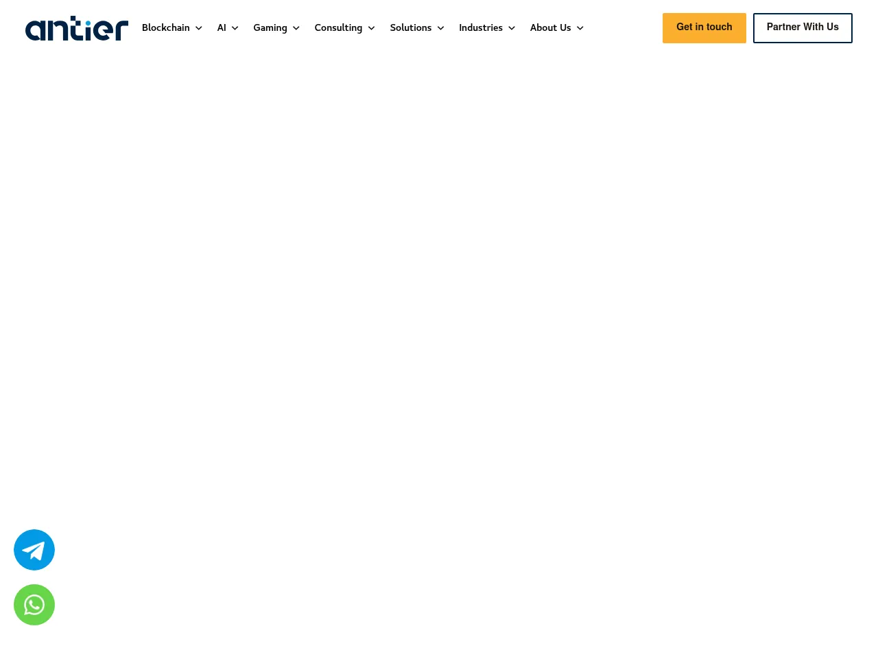Antier Solutions Screenshot