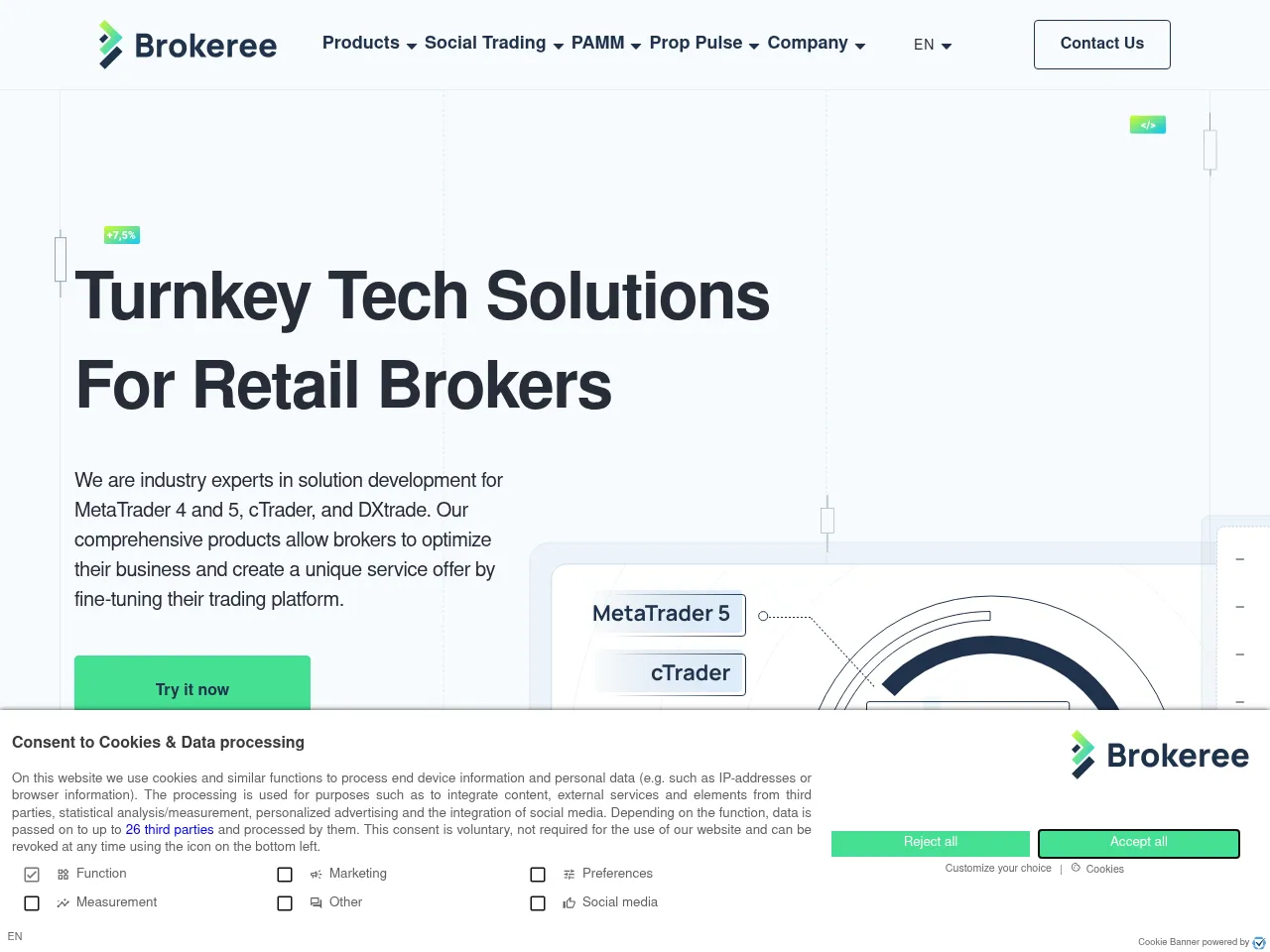 Brokeree Solutions Screenshot